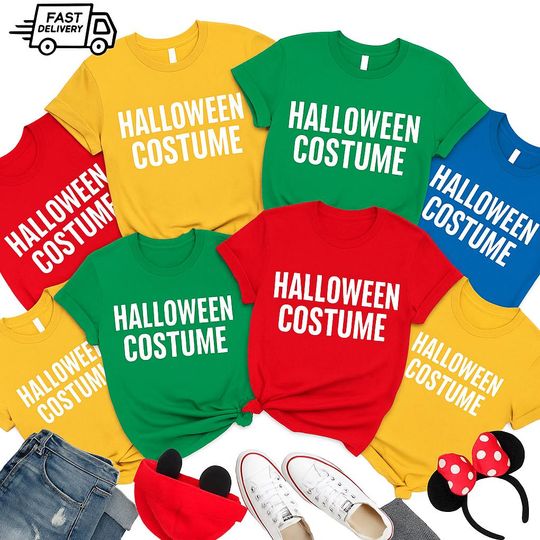 Group Halloween Costume Shirts, Board Game Matching Halloween Costume, Family Halloween Costumes, Family Matching, Card Game Inspired Outfit