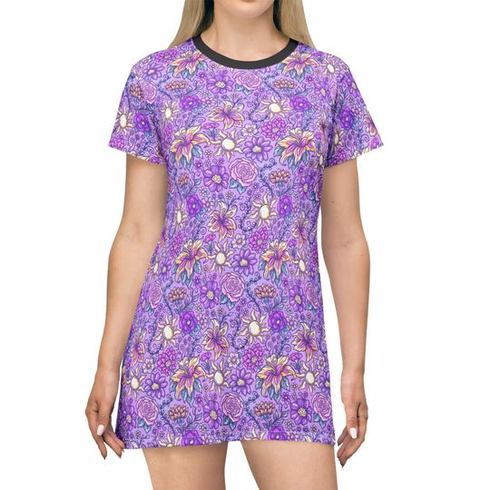 Rapunzel Princess Women's T-Shirt Dress