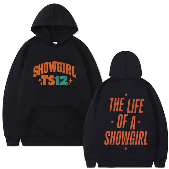 Discover Limited The Life of A Showgirl Album Hoodie Men's Women's Fashion Pop Music Streetwear Unisex Vintage Casual Pullover Hoodies