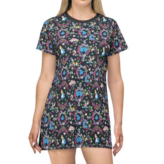Alice in Wonderland Women's T-Shirt Dress