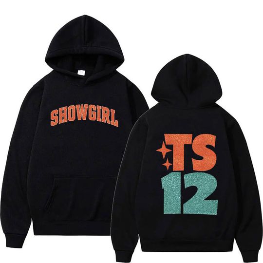 Discover The Life of A Showgirl TS12 Album 2025 Print Hoodie Men Women Retro Fashion Oversized Sweatshirt Fleece Clothing Pullover Hooded