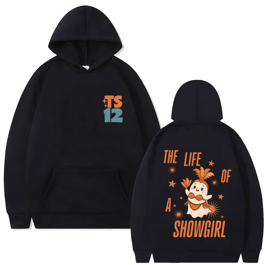 Discover The Life of A Showgirl Album 2025 Graphic Hoodie Fans Gift Men Women Fashion Casual Fleece Cotton Pullover Male Cool Streetwear