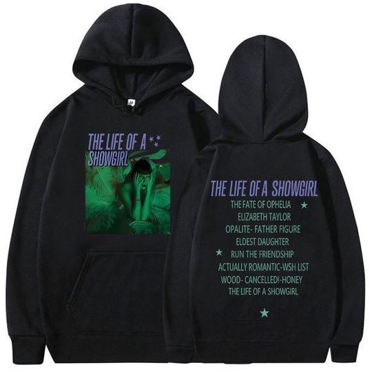 Discover The Life of A Showgirl Album 2025 New Hoodie Men Women Retro Hip Hop Fleece Pullover Sweatshirt Loose Pop Music Clothing Hooded