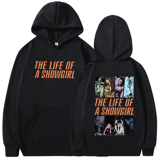 Discover The Life of A Showgirl Album 2025 Print Hoodie Men Women Fashion Oversized Vintage Sweatshirt Harajuku Clothing Pullover Hoodies