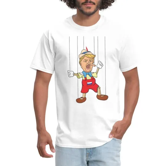 Discover Trump the Puppet Political Parody Men's T-Shirt