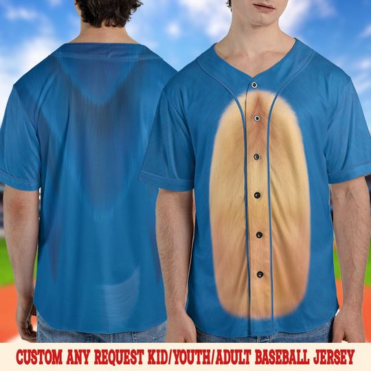 Discover Sonic Hedgehog Shadow Cosplay Baseball Jersey/Sonic Shadow Hedgehog Cartoon Movie 3D Full Over Print Jersey/Sonic Shadow Cosplay 3D OHVD06