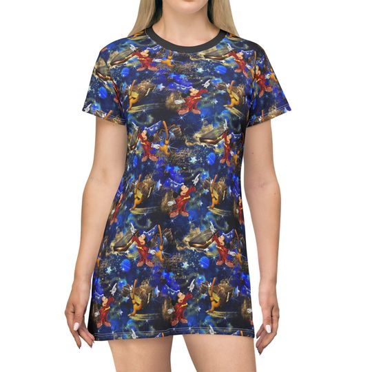 Discover Fantasia - Women's T-Shirt Dress (Made in USA)