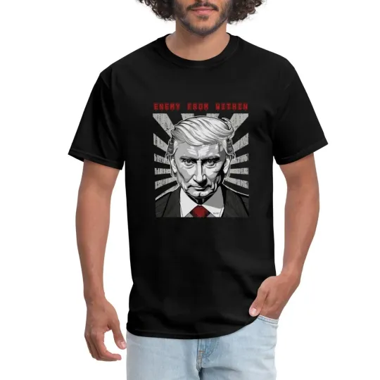 Discover Trump-Putin Dictator Parody Men's T-Shirt