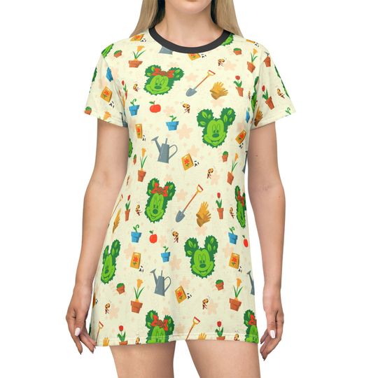 Discover Flower & Garden Festival - WDW Epcot Inspired - Women's T-Shirt Dress (Made in USA)