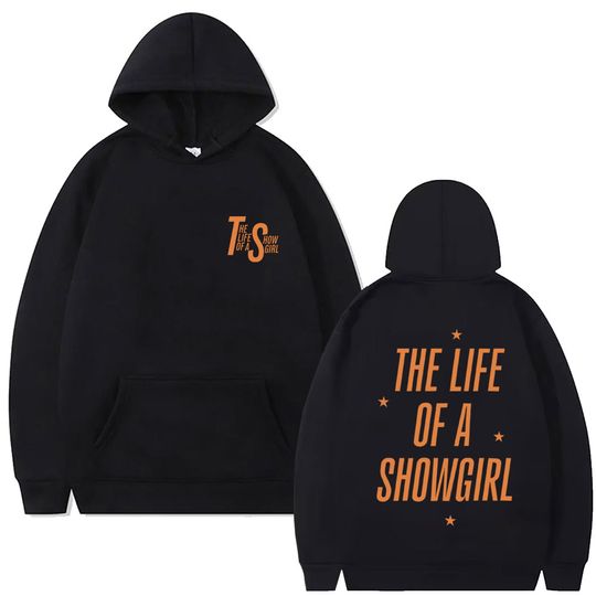 Discover The Life of A Showgirl Album Merch Hoodie Men Women Fashion Oversized Pullover Unisex Vintage Casual Fleece Cotton Sweatshirt