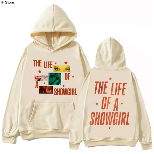 Discover TS12 The Life of a Showgirl Hoodie Harajuku HipHop Pullover Tops TS 12th Studio Album Sweatshirt Fans Gift men women y2k clothes
