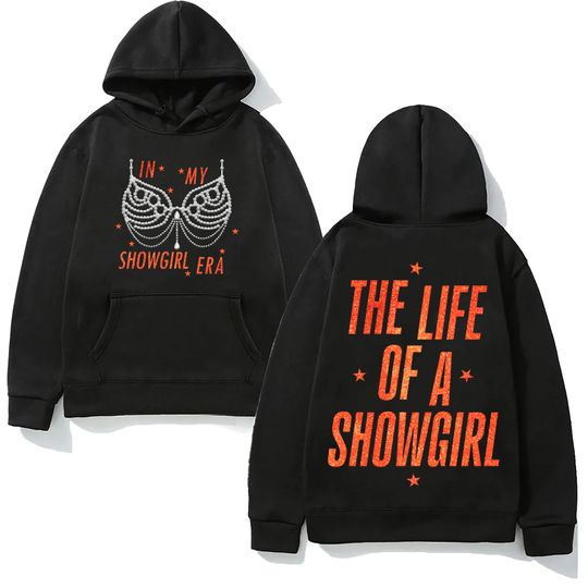 Discover The Life of A Showgirl HOODIE 2025 New Album Harajuku Fashion Sweatshirt Graphic Printing High Quality Clothing Sudaderas Hoody