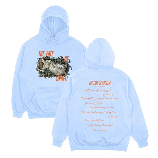 Discover The Fate of Ophelia Hoodies Vintage 2025 New Song Men Women Sweatshirt Aesthetic Winter Clothes Fleece Pullover Long Sleeve Tops