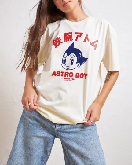 Astro Boy Face T-Shirt Men Women Casual Top