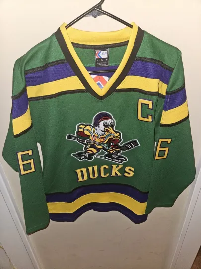 Charlie Conway Mighty Ducks Movie Replica Captain's Jersey Molpe