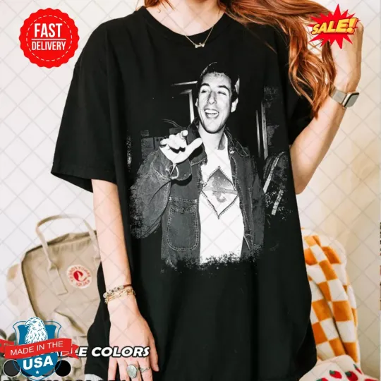 Retro 90s Adam Sandler T-Shirt Funny Movie Actor Fan T-Shirt