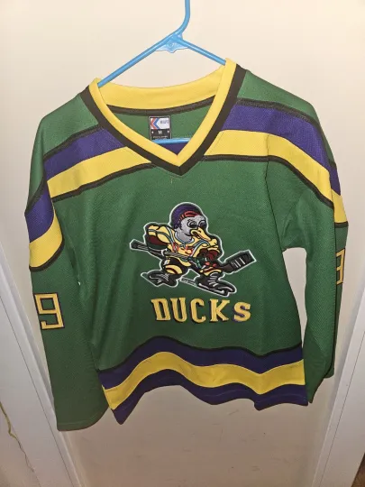Adam Banks Mighty Ducks Movie Replica Jersey Molpe Small Stitched