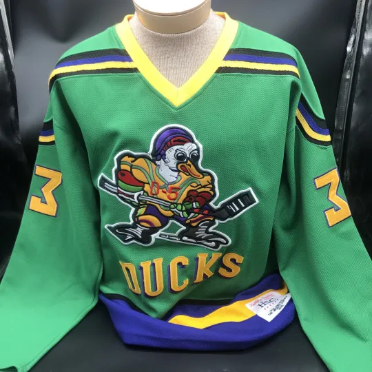 Discover Mighty Ducks Headgear Classics Authentic Jersey 1992 Goldberg