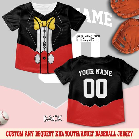 Discover Mickey Mouse Costume Baseball Jersey/Mickey Mouse Cosplay Costume