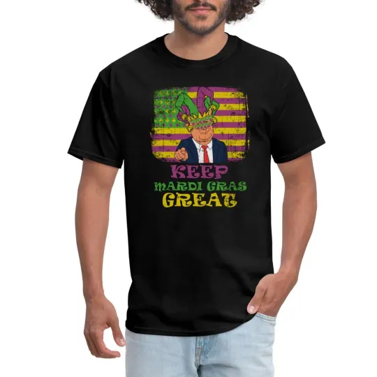 Discover Funny Trump Keep Mardi Gras Great Men's T-Shirt