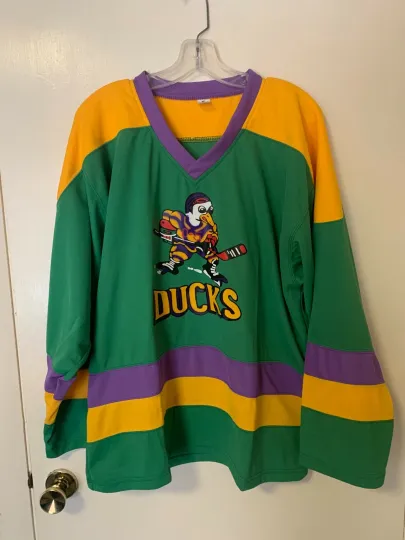 The Mighty Ducks Movie #99 - Adam Banks- Ice Hockey Jersey