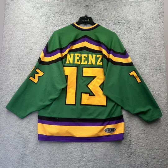 The Mighty Ducks Movie Jersey #13 Hockey Jersey Stitched
