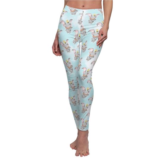 Discover Sketch of Dumbo - Women's Full Length Leggings (Made in USA)