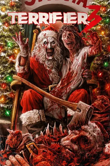 Terrifier 3 2024 Movie Poster Wall Art Print Vertical Poster Premium Matte