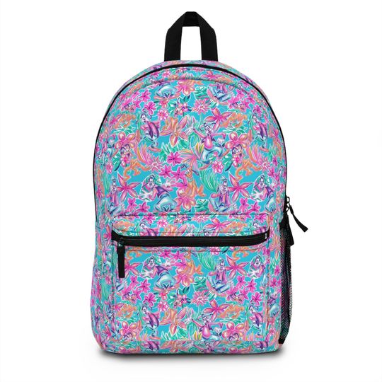 Discover Tropical Bloom Goofy & Pluto Backpack