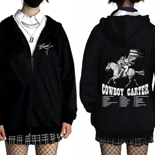 Discover Beyonce Cowboy Carter Tour Zipper Hoodie