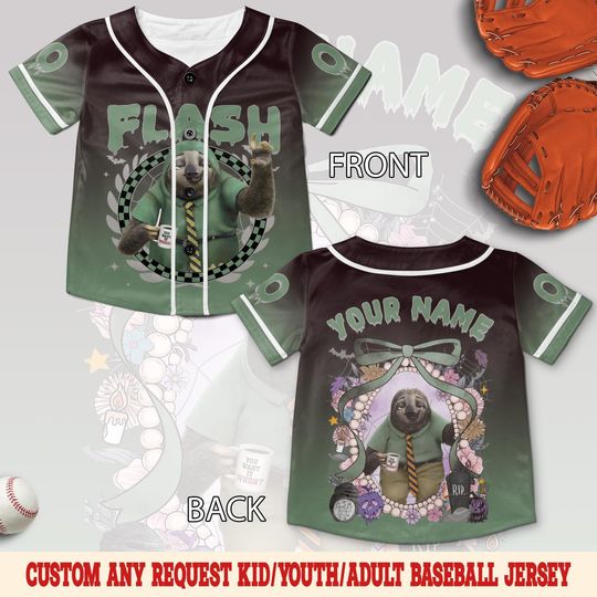 Discover Custom Disney Zootopia Character Baseball Jersey, Halloween Party 2025