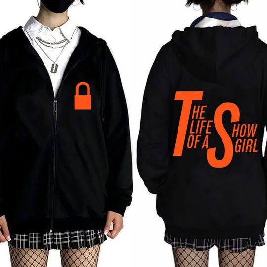 Discover The Life of A Showgirl Album Zipper Hoodie