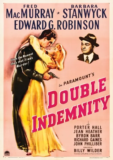 Discover Double Indemnity 1944 Movie Poster Vertical Poster