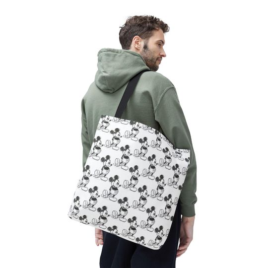 Discover Mickey Mouse Tote Bag, Disney Gift Idea, Travel Day Tote, Magic Kingdom Bag