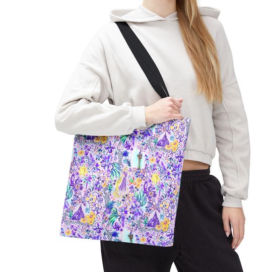 Discover Tropical Princess Rapunzel Tote Bag