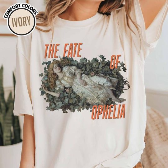 Discover Comfort Colors The Fate of Ophelia Vintage Style Showgirl Shirt, In My Showgirl Era, TS Inspired Graphic Tee, The Life of Ophelia, Pearls