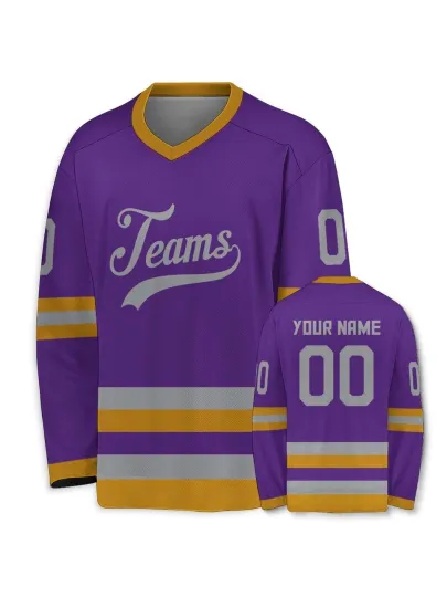Discover Custom Ice Hockey Jersey, Personalized Name Number Sport Unifrom For Hockey Fans