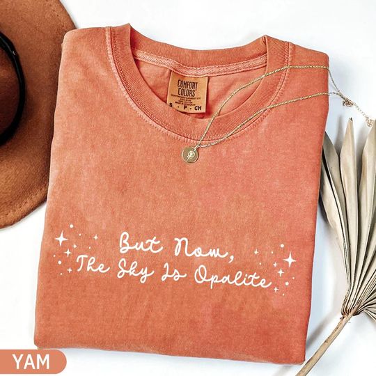 Discover But Now The Sky Is Opalite TS Inspired Comfort Shirt, In My Showgirl Era, TS Inspired Graphic Tee