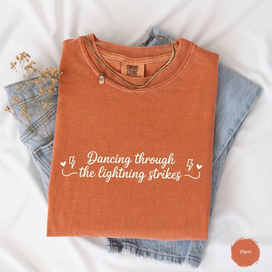 Discover Dancing Through the Lightning Strikes Shirt, But Now The Sky Is Opalite TS Inspired Sweatshirt Album Hoodie Gifts Country Music Fan Tee Gift