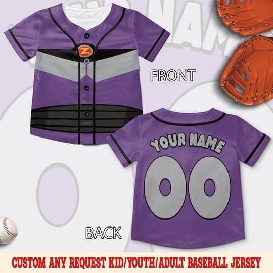 Discover Personalized Zurg Toy Story Halloween Costume Baseball Jersey, Zurg Baseball Jersey, Disneyland Baseball Team Outfit, Custom Baseball SLYD07
