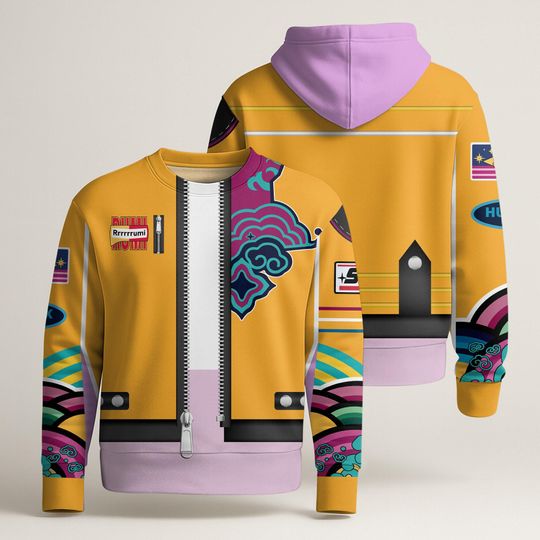 Rumi Demon Hunter Hoodie, Kpop Huntrix Hoodie, Rumi Costume Cosplay Hoodie, Anime Hoodie Unisex, Huntrix Merch Shirt, Derpy Tiger Outfit