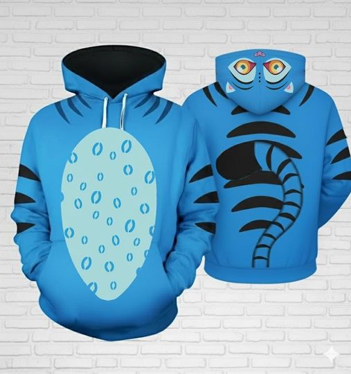 Discover Tiger Demon Hunter Merch Hoodie,Tiger Derpy Cosplay Kid Hoodie, Kpop Hunter Tiger Derpy Costume Hoodie, Kpop Movie Fan Hoodie