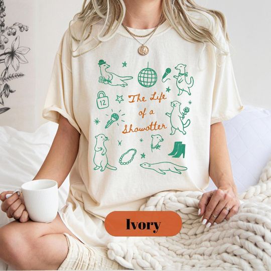 Discover The Life of a Show Otter Shirt, Funny Otter Graphic Tee, In my showgirl era t-shirt, funny concert tee, music fans shirt
