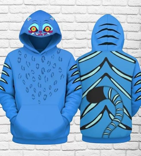Discover Kpop Hunter Tiger Derpy Costume Hoodie, Tiger Derpy Cosplay Hoodie,  Kpop Movie Fan Hoodie, Demon Hunter Merch Hoodie, Halloween Gifts