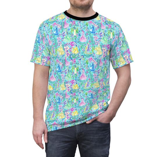 Discover Bright Tropical Princess - Mashup - Unisex T-Shirt (Made in USA)