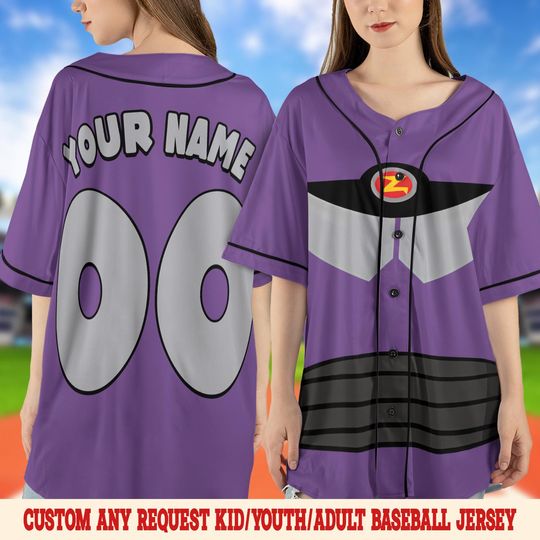 Discover Personalized Zurg Toy Story Halloween Costume Baseball Jersey, Zurg Baseball Jersey