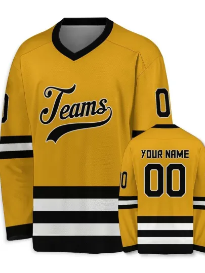 Discover Custom Name Number Hockey Jersey For Ice Hockey Fans Personalized Sports Unifrom