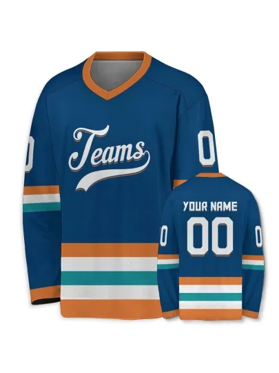 Discover Custom Hockey Jersey, Personalized Team Name Number Sports Shirt For Hockey Fans