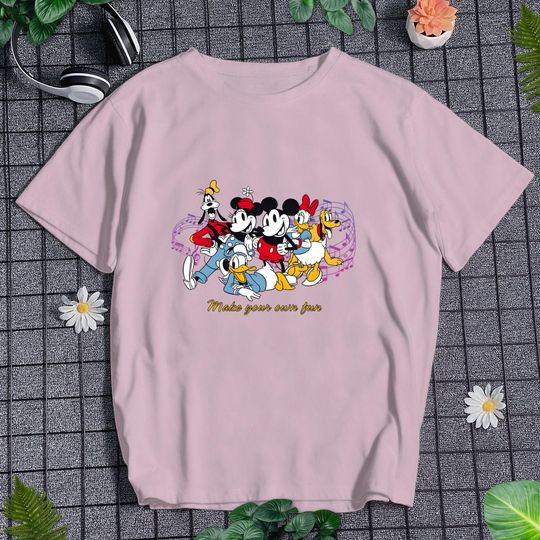 Discover Retro Mickey And Friends T-shirt Classic Mickey T-shirt Funny Cartoon Park Shirt Summer Vacation Shirt Family Trip Shirt Birthday Gift