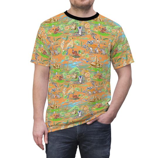 Discover Simba's Savanna Sunset - Unisex T-Shirt (Made in USA)